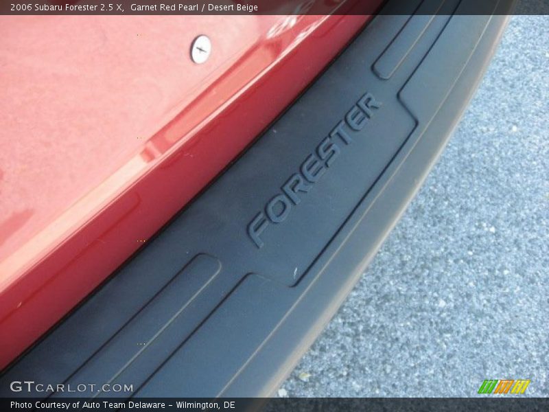 Garnet Red Pearl / Desert Beige 2006 Subaru Forester 2.5 X