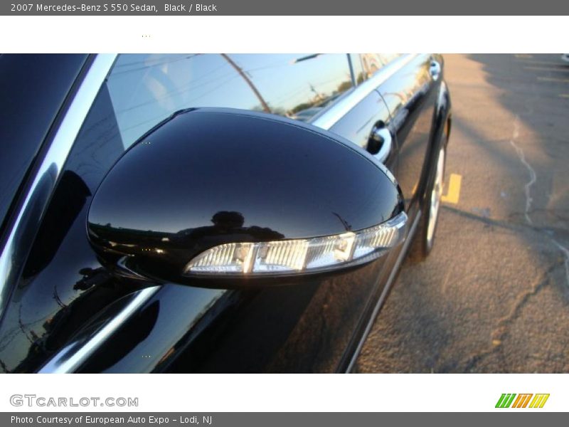 Black / Black 2007 Mercedes-Benz S 550 Sedan