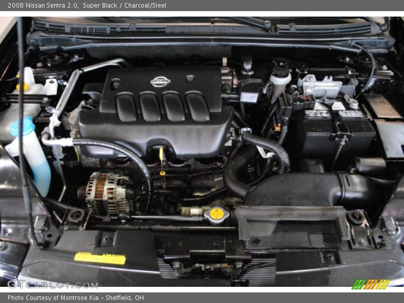 Super Black / Charcoal/Steel 2008 Nissan Sentra 2.0