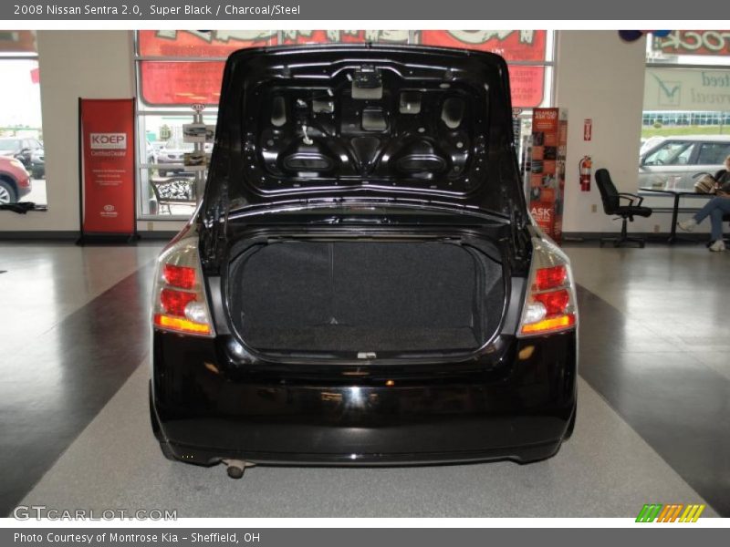 Super Black / Charcoal/Steel 2008 Nissan Sentra 2.0