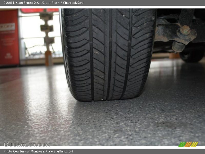 Super Black / Charcoal/Steel 2008 Nissan Sentra 2.0