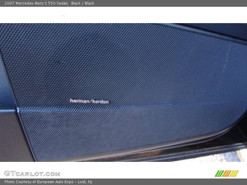 Black / Black 2007 Mercedes-Benz S 550 Sedan