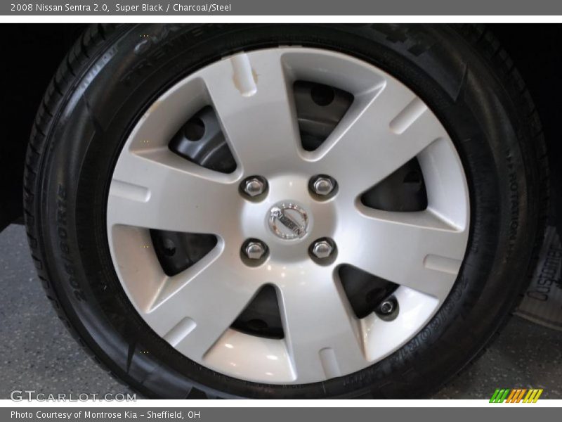 Super Black / Charcoal/Steel 2008 Nissan Sentra 2.0
