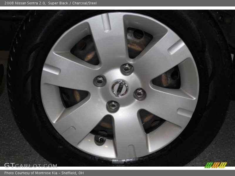 Super Black / Charcoal/Steel 2008 Nissan Sentra 2.0