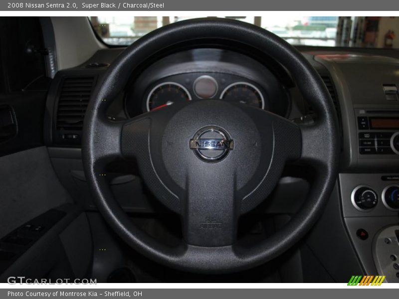 Super Black / Charcoal/Steel 2008 Nissan Sentra 2.0