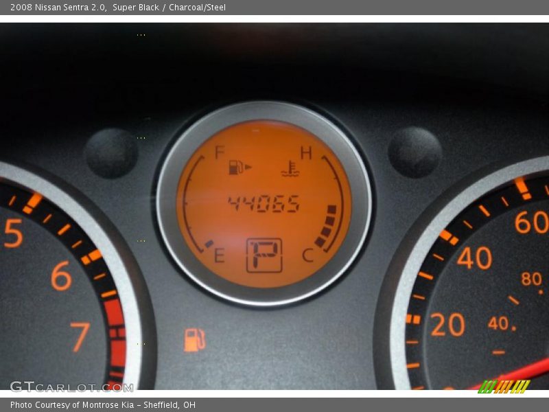 Super Black / Charcoal/Steel 2008 Nissan Sentra 2.0