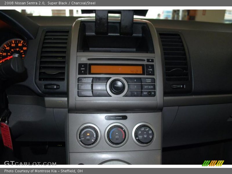 Super Black / Charcoal/Steel 2008 Nissan Sentra 2.0