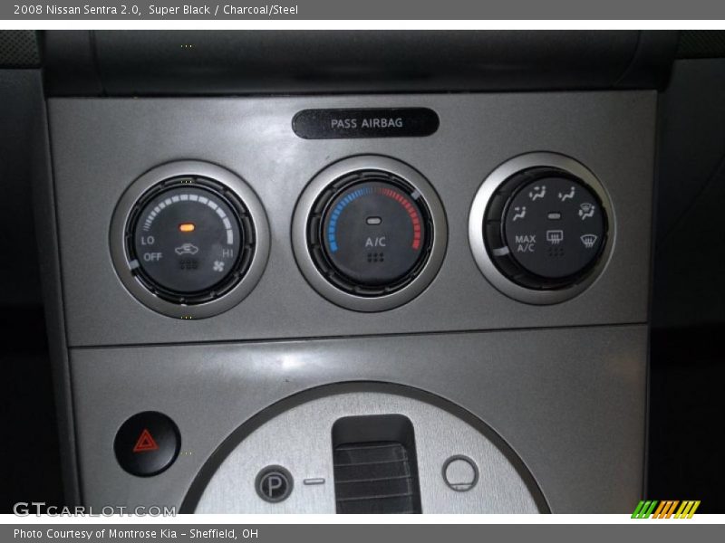 Super Black / Charcoal/Steel 2008 Nissan Sentra 2.0