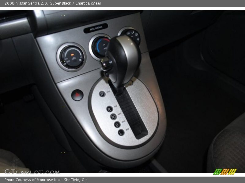 Super Black / Charcoal/Steel 2008 Nissan Sentra 2.0