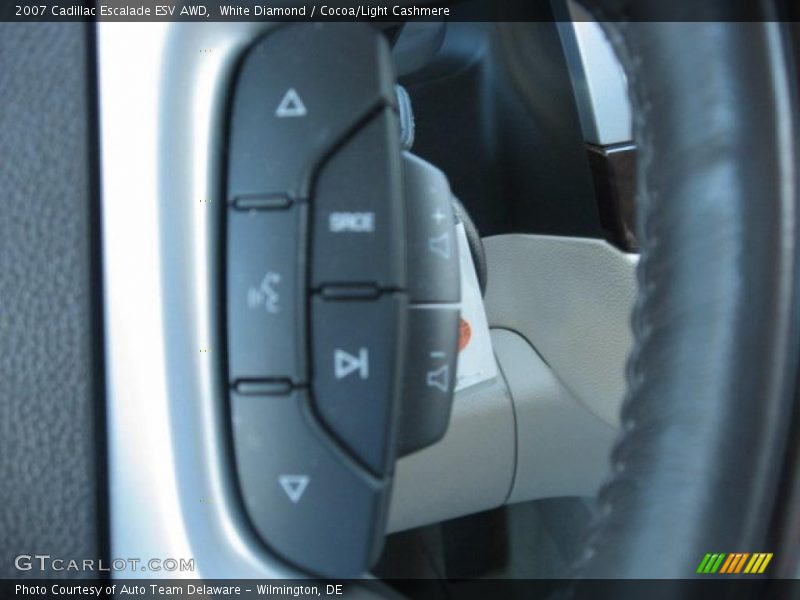 White Diamond / Cocoa/Light Cashmere 2007 Cadillac Escalade ESV AWD