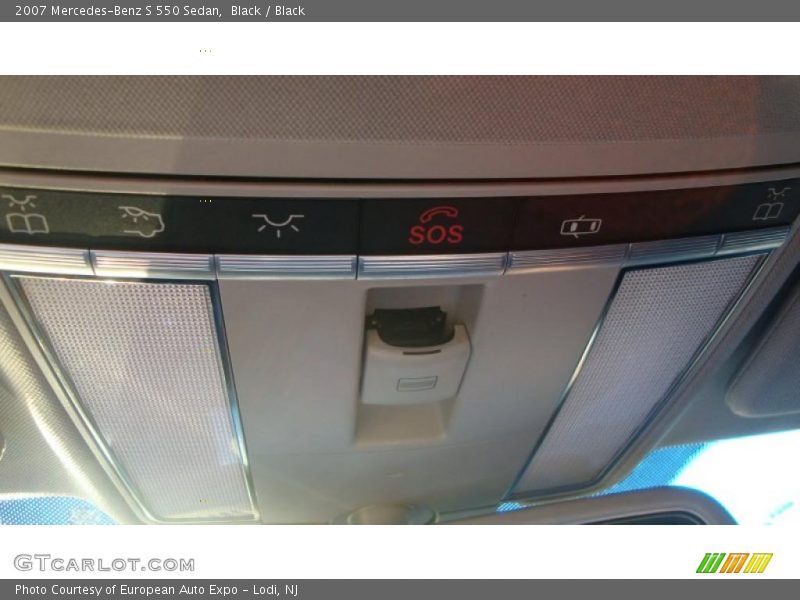 Black / Black 2007 Mercedes-Benz S 550 Sedan