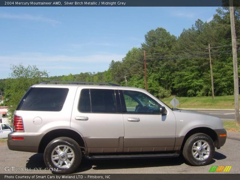 Silver Birch Metallic / Midnight Grey 2004 Mercury Mountaineer AWD