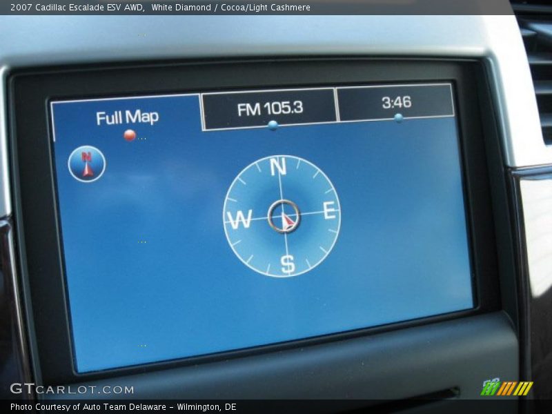 White Diamond / Cocoa/Light Cashmere 2007 Cadillac Escalade ESV AWD