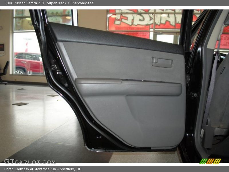 Super Black / Charcoal/Steel 2008 Nissan Sentra 2.0