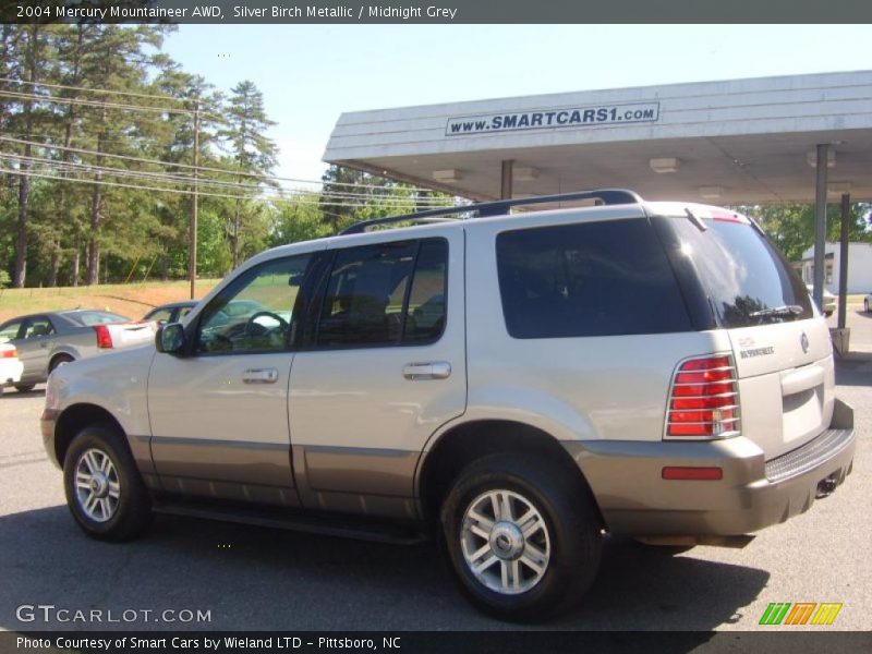 Silver Birch Metallic / Midnight Grey 2004 Mercury Mountaineer AWD