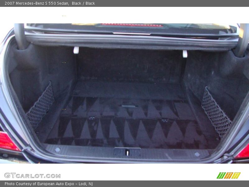 Black / Black 2007 Mercedes-Benz S 550 Sedan