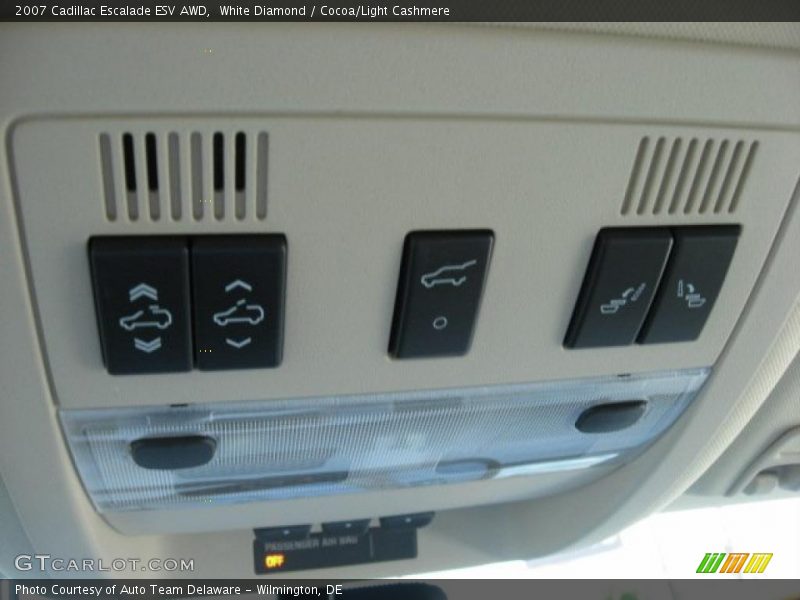 White Diamond / Cocoa/Light Cashmere 2007 Cadillac Escalade ESV AWD