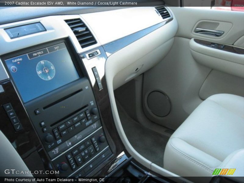 White Diamond / Cocoa/Light Cashmere 2007 Cadillac Escalade ESV AWD