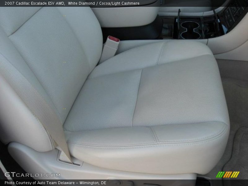 White Diamond / Cocoa/Light Cashmere 2007 Cadillac Escalade ESV AWD
