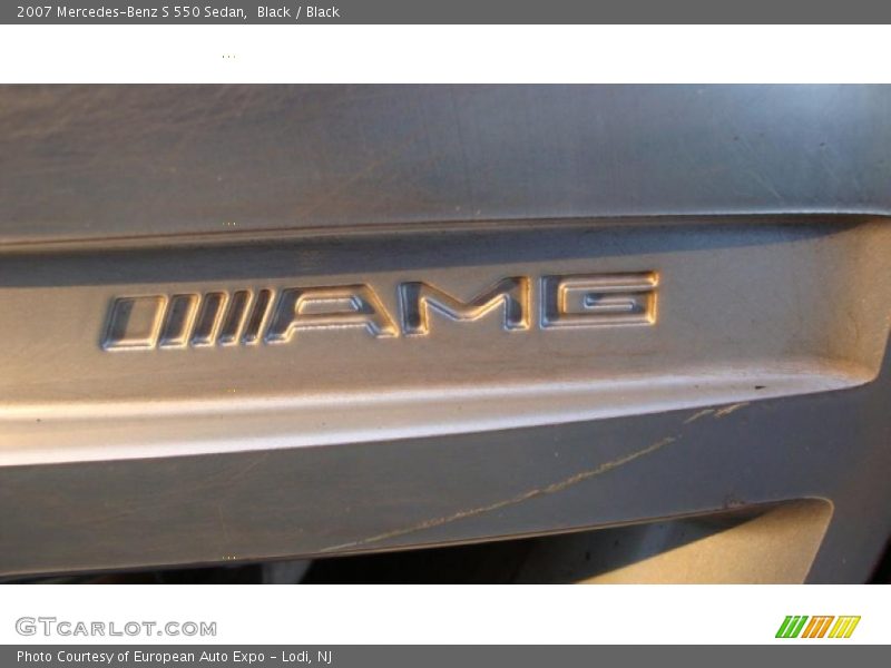 Black / Black 2007 Mercedes-Benz S 550 Sedan