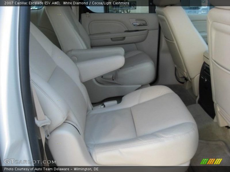 White Diamond / Cocoa/Light Cashmere 2007 Cadillac Escalade ESV AWD