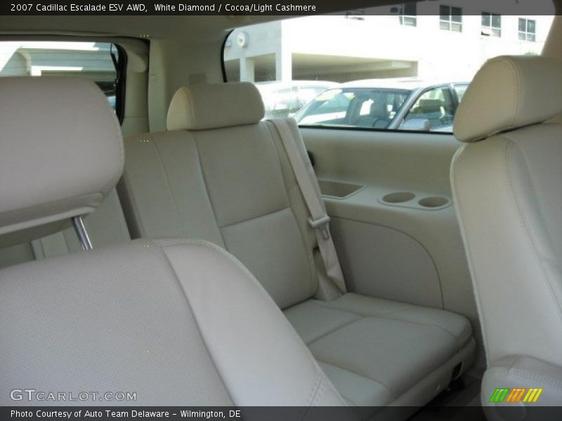 White Diamond / Cocoa/Light Cashmere 2007 Cadillac Escalade ESV AWD