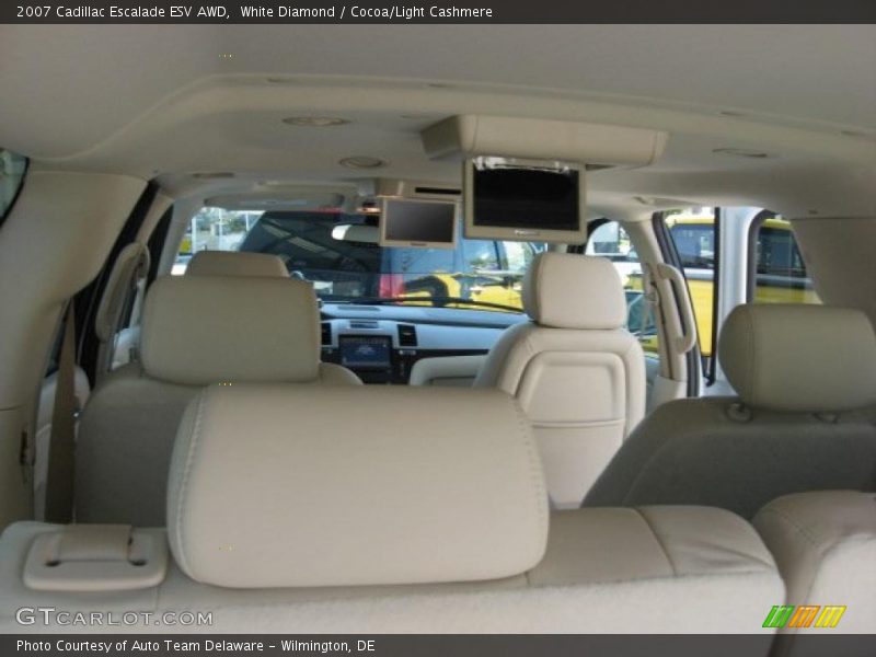 White Diamond / Cocoa/Light Cashmere 2007 Cadillac Escalade ESV AWD