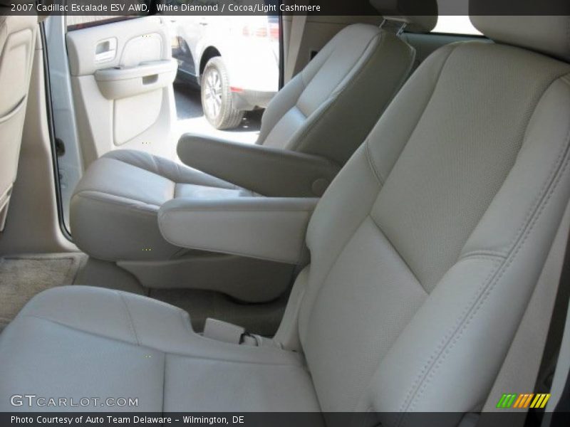 White Diamond / Cocoa/Light Cashmere 2007 Cadillac Escalade ESV AWD