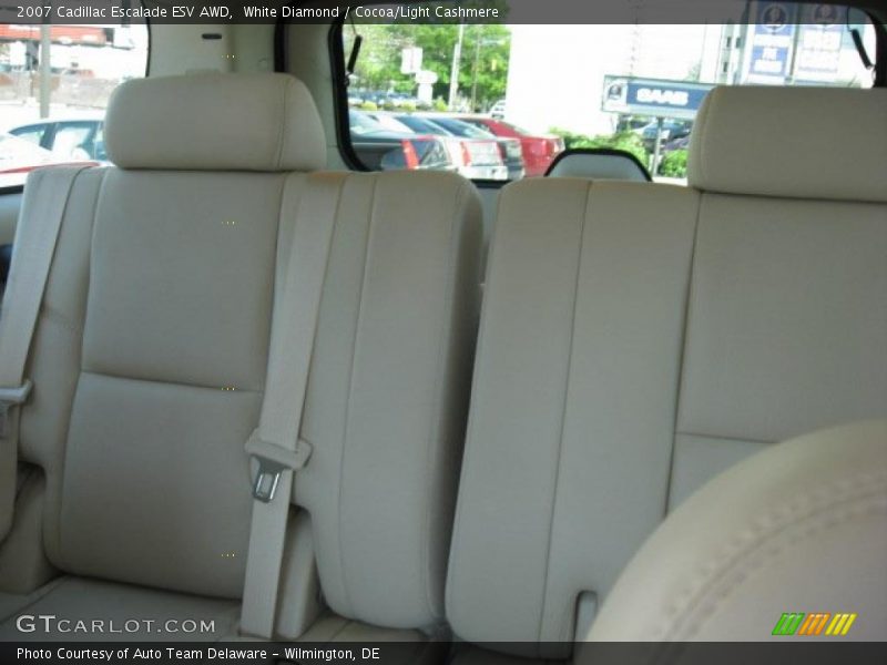 White Diamond / Cocoa/Light Cashmere 2007 Cadillac Escalade ESV AWD