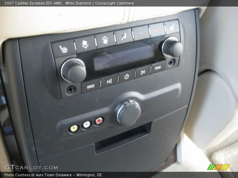 White Diamond / Cocoa/Light Cashmere 2007 Cadillac Escalade ESV AWD