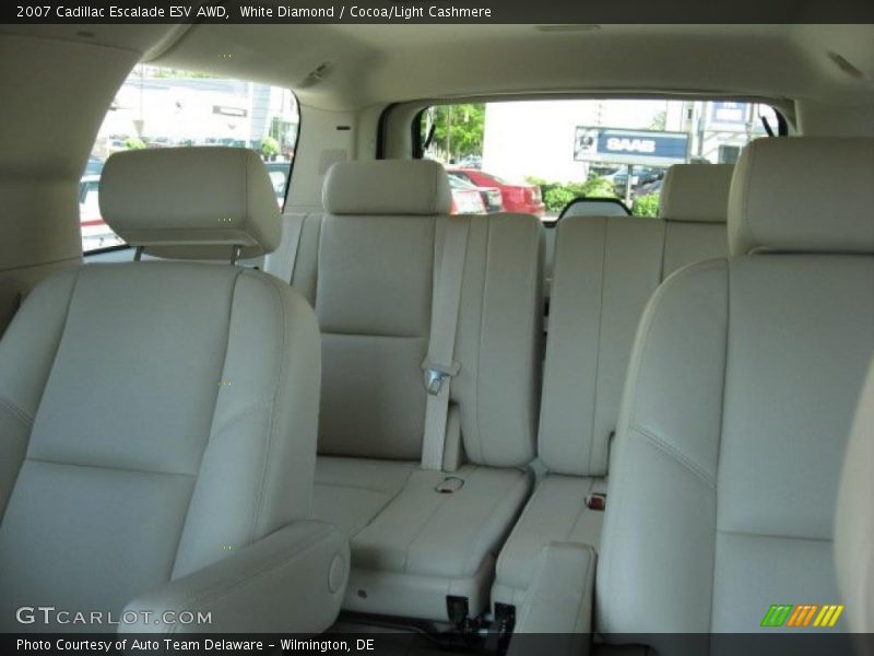 White Diamond / Cocoa/Light Cashmere 2007 Cadillac Escalade ESV AWD