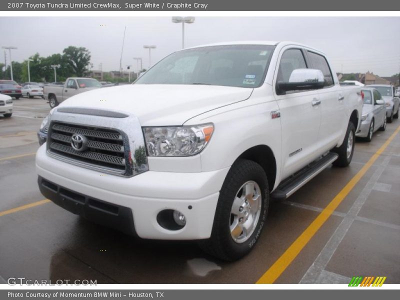 Super White / Graphite Gray 2007 Toyota Tundra Limited CrewMax