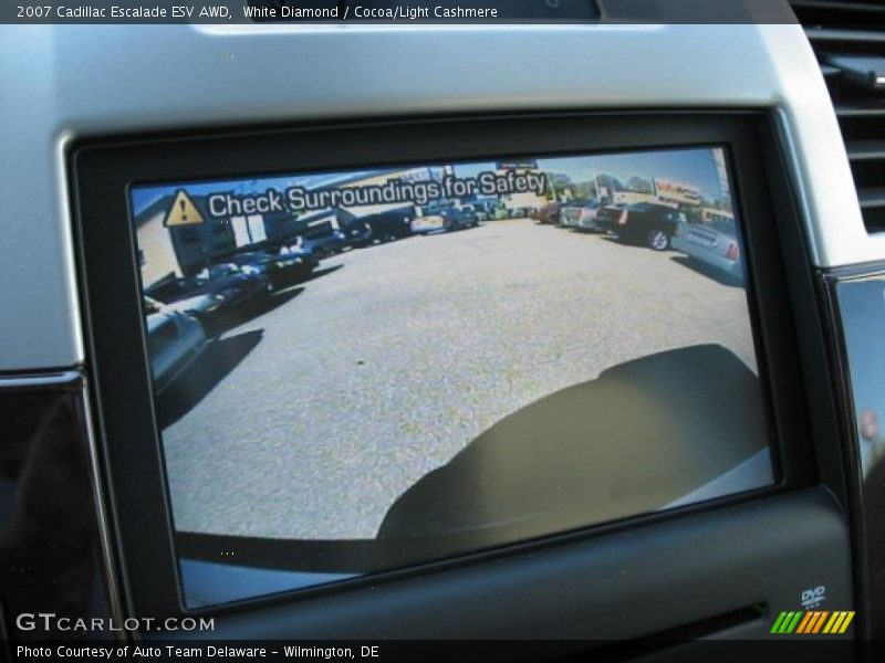 White Diamond / Cocoa/Light Cashmere 2007 Cadillac Escalade ESV AWD