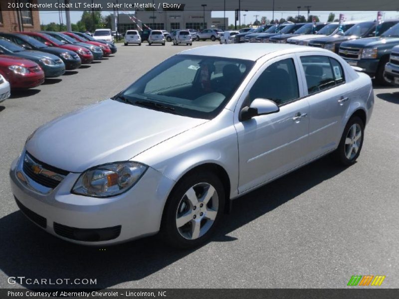 Silver Ice Metallic / Ebony 2010 Chevrolet Cobalt LT Sedan