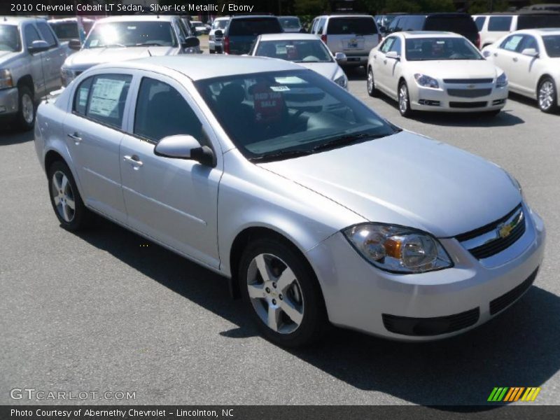 Silver Ice Metallic / Ebony 2010 Chevrolet Cobalt LT Sedan