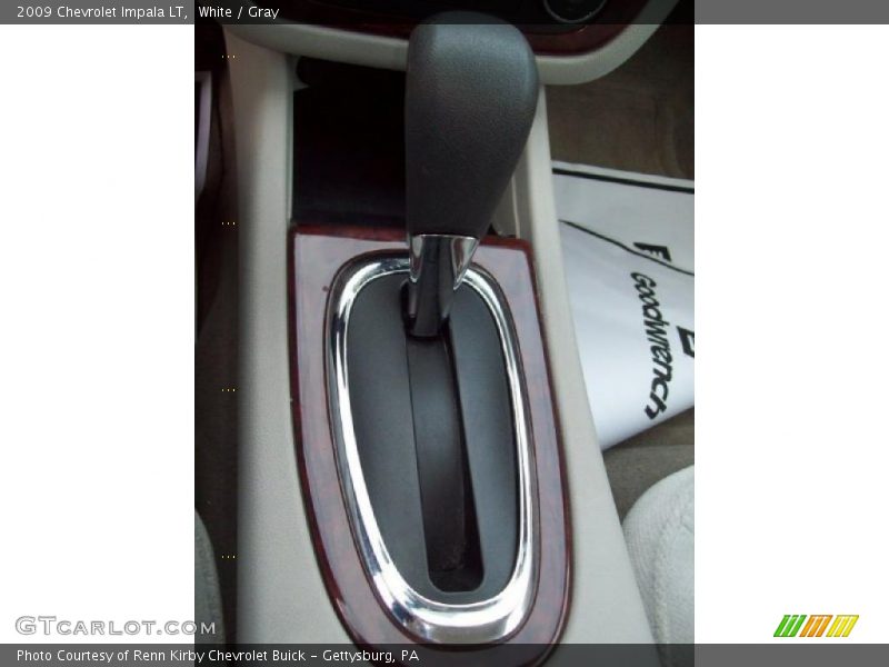 White / Gray 2009 Chevrolet Impala LT