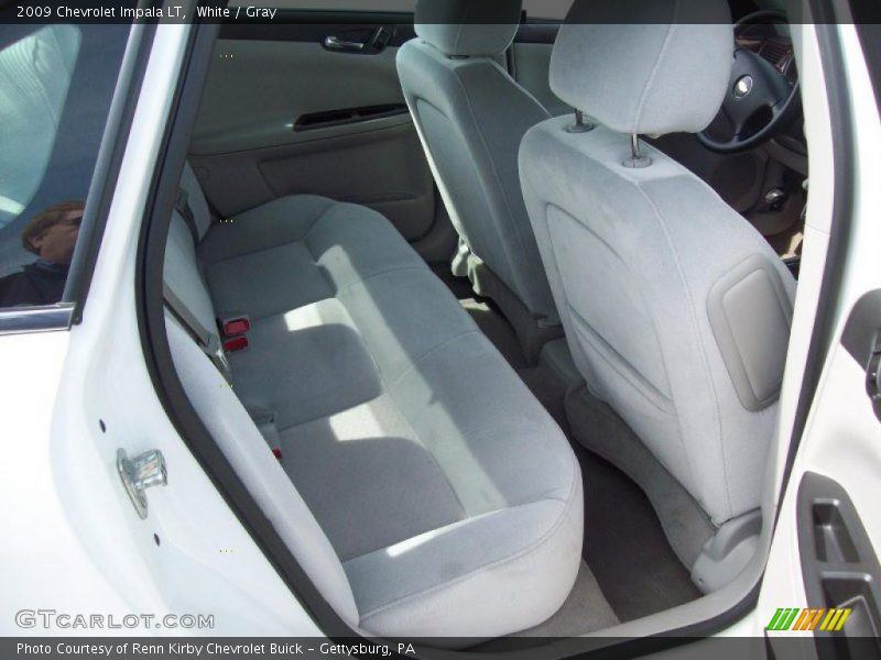 White / Gray 2009 Chevrolet Impala LT