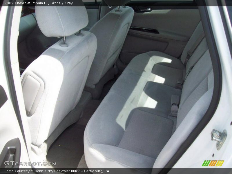 White / Gray 2009 Chevrolet Impala LT