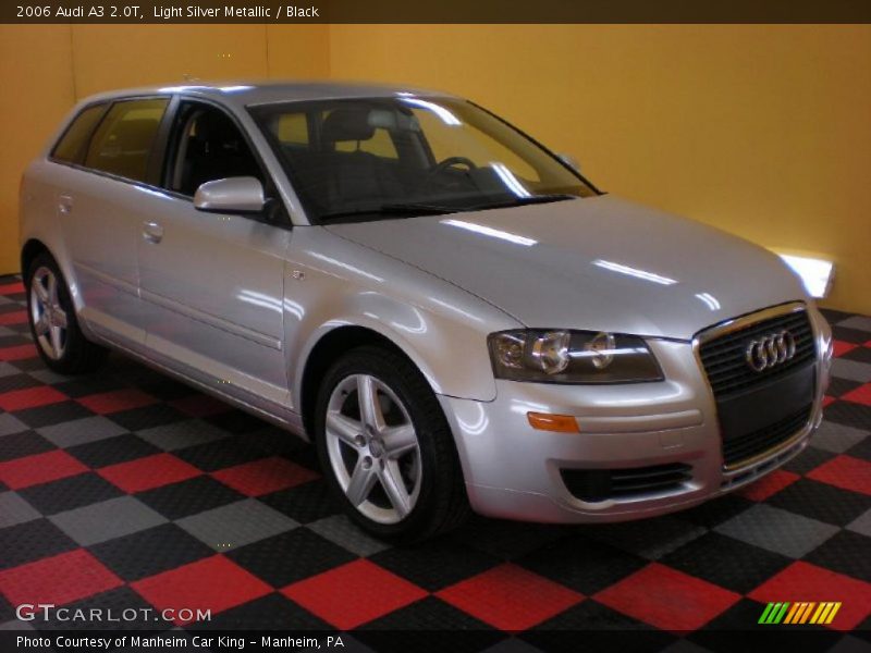 Light Silver Metallic / Black 2006 Audi A3 2.0T