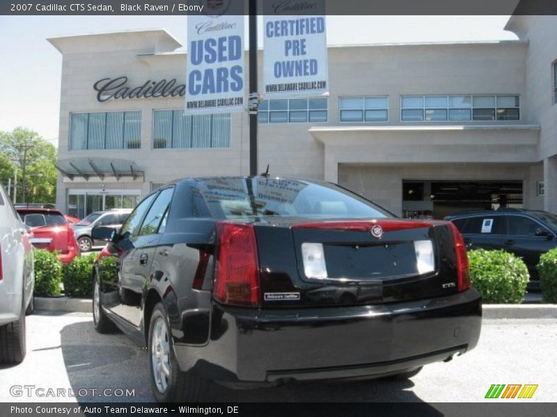 Black Raven / Ebony 2007 Cadillac CTS Sedan