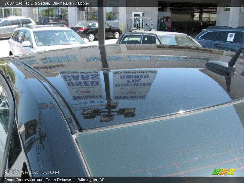 Black Raven / Ebony 2007 Cadillac CTS Sedan