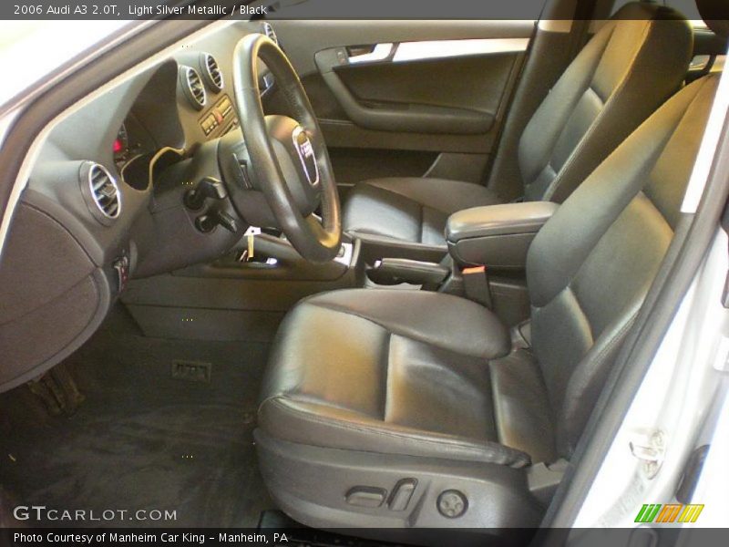 Light Silver Metallic / Black 2006 Audi A3 2.0T