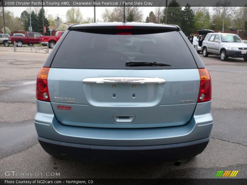Clearwater Blue Pearlcoat / Pastel Slate Gray 2008 Chrysler Pacifica Touring AWD
