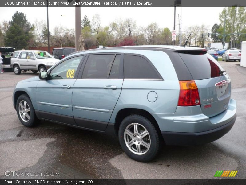 Clearwater Blue Pearlcoat / Pastel Slate Gray 2008 Chrysler Pacifica Touring AWD
