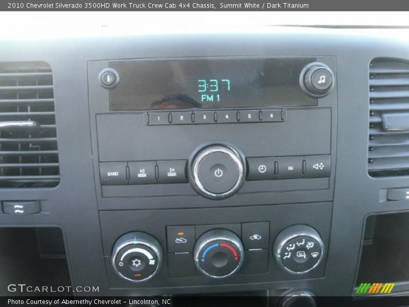 Summit White / Dark Titanium 2010 Chevrolet Silverado 3500HD Work Truck Crew Cab 4x4 Chassis