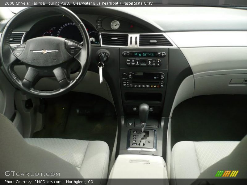 Clearwater Blue Pearlcoat / Pastel Slate Gray 2008 Chrysler Pacifica Touring AWD
