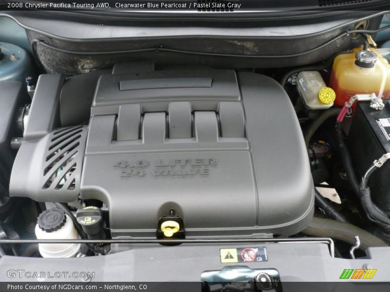 Clearwater Blue Pearlcoat / Pastel Slate Gray 2008 Chrysler Pacifica Touring AWD