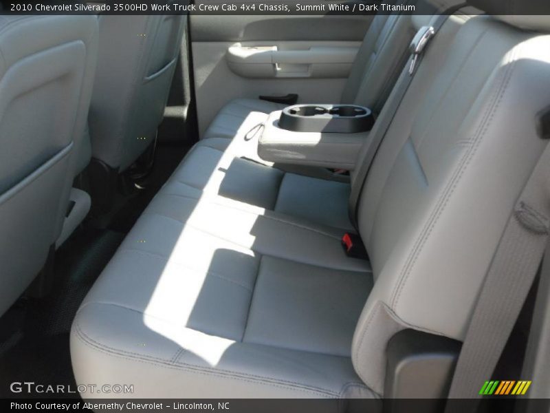 Summit White / Dark Titanium 2010 Chevrolet Silverado 3500HD Work Truck Crew Cab 4x4 Chassis