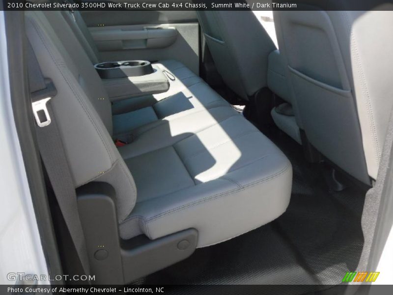 Summit White / Dark Titanium 2010 Chevrolet Silverado 3500HD Work Truck Crew Cab 4x4 Chassis