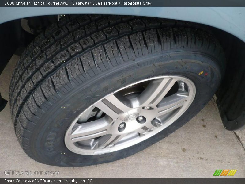 Clearwater Blue Pearlcoat / Pastel Slate Gray 2008 Chrysler Pacifica Touring AWD